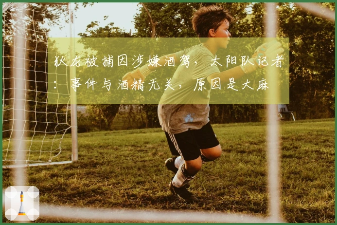 狄龙被捕因涉嫌酒驾，太阳队记者：事件与酒精无关，原因是大麻